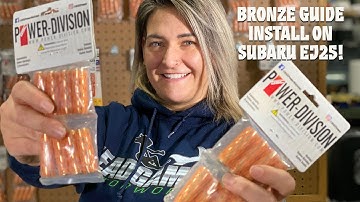 Subaru EJ series episode 6: installing bronze guides