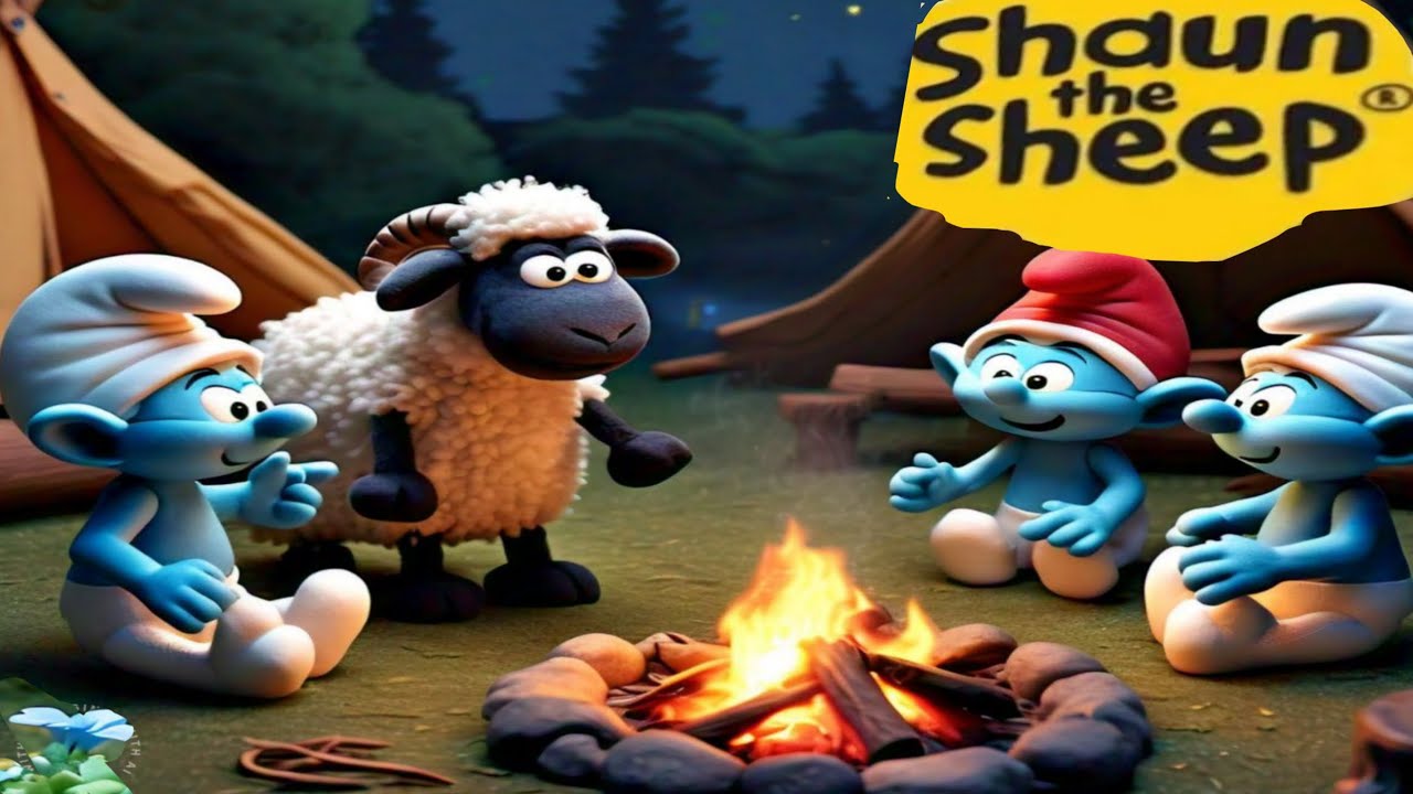 shaun-meets-sumrfs-shaunthesheep-kids-fairy-talesfromus93-youtube
