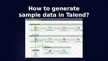 How to generate sample data in Talend?