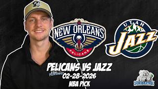 New Orleans Pelicans vs Utah Jazz 2/28/26 NBA Free Picks & Prediction | NBA Betting Tips