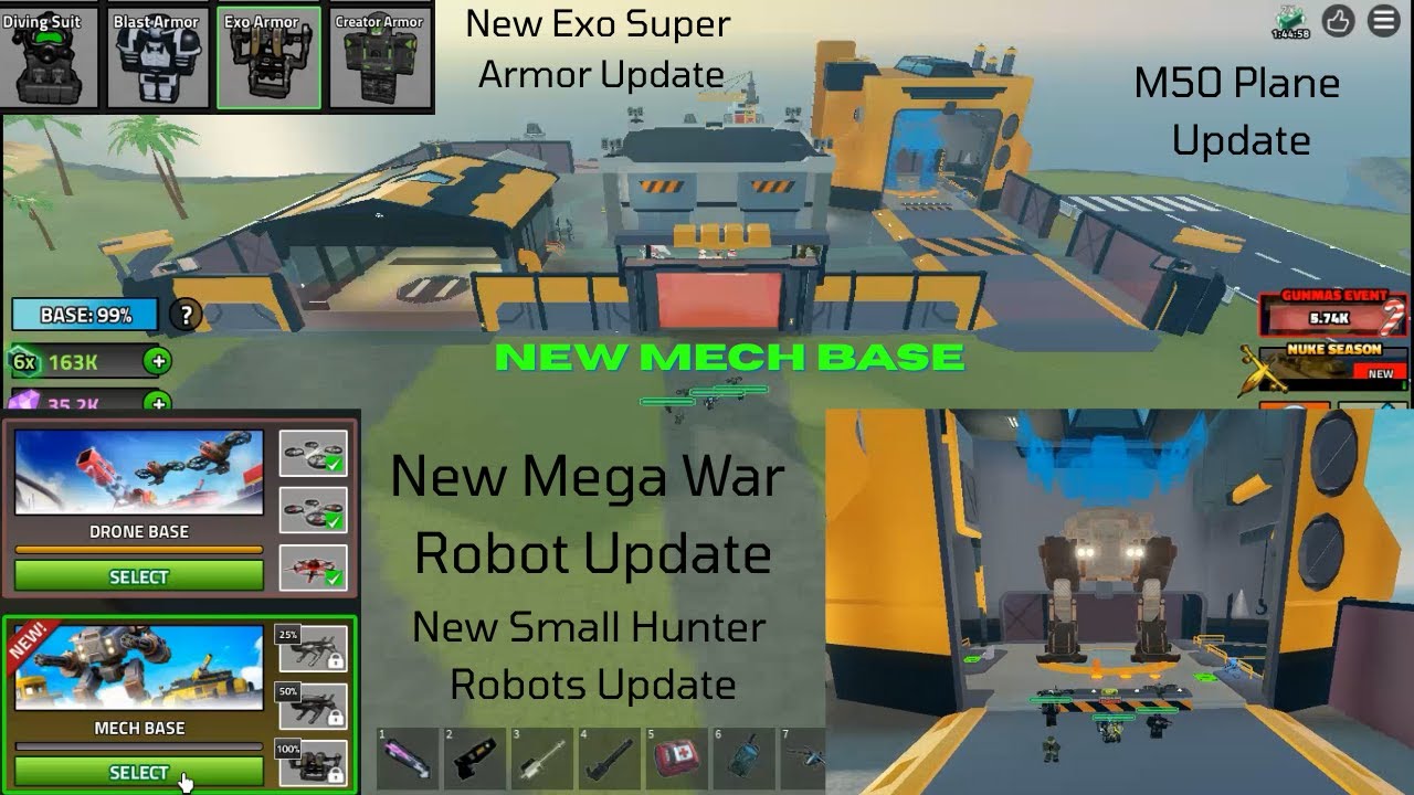 MILITARY TYCOON CHRISTMAS UPDATE And NEW MECH BASE UPDATE in Military ...