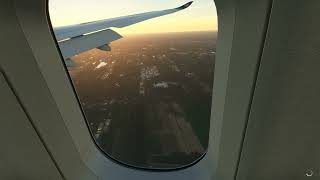 Thai Airways A330-900 Landing at Bangkok Airport [BKK] Wing View