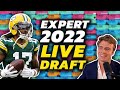 Expert 2022 Fantasy Football Draft (Live)