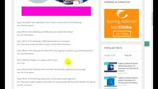 UpWork Readiness Test for Affiliated Contractors Test Question & Answers