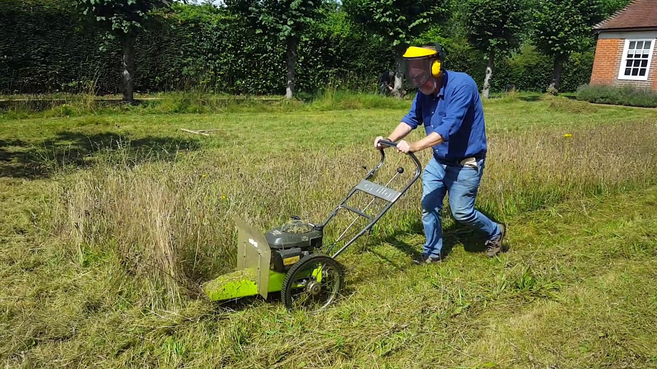 Wheeled Strimmer for Haymaking YouTube
