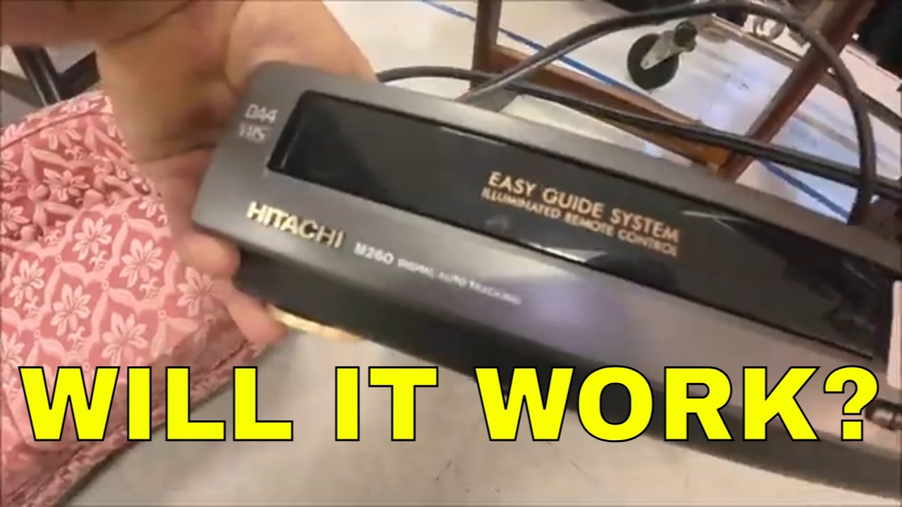 Thumbnail for Vintage 1992 Hitachi M260 VCR