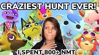 THE MOST INSANE VILLAGER HUNT EVER (it took 800+ NMTs & 2 weeks!)