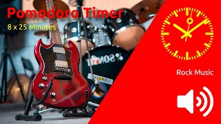 Pomodoro Timer 8 x 25min ~ Rock Music screenshot 4