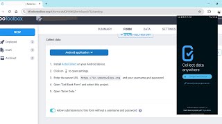 How to Configure Your KoboCollect Account in the KoboCollect Mobile App | Step-by-Step Guide