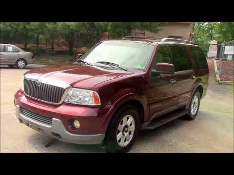 2003 Lincoln Navigator Base Maroon 4x4 for sale