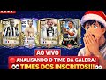 🔴 AO VIVO 🔥 ANALISANDO O TIME DA GALERA 🔥 👀 TIMES DOS INSCRITOS 👀