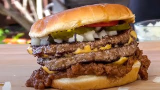 Tommy's Original Double Chili Cheeseburger Copycat! | Ballistic Burgers!