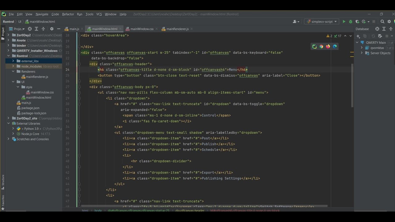 Coding Livestream | Developing Software W/Node+electron and Python ...