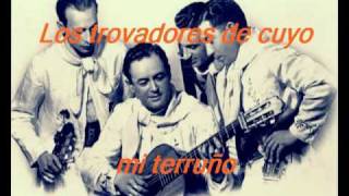 mi terruño-los trovadores de cuyo chords