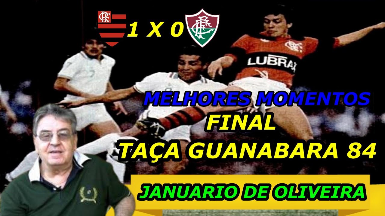 Flamengo 1 x 0 Fluminense Final 84 Melhores Momentos Narração Januario ...