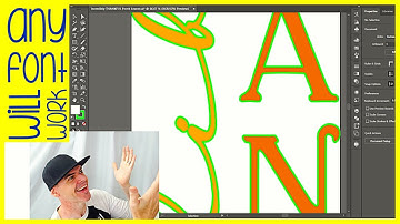 Adobe Illustrator Cuttable Fonts for Glowforge or Cricut