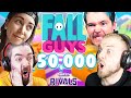 $50,000 FALL GUYS TOURNAMENT!! W/DanTDM, Jacksepticeye & Gab Smolders! (TWITCH RIVALS)