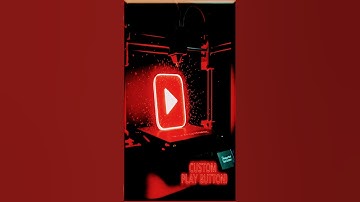 🖨️ 3D PRINTING My Own YouTube Play Button! 🔥 RedBlackWhite PLA Build! 🚀 (MUST SEE!)
