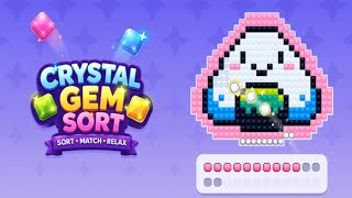 Crystal Gem Sort (by IEC Games) IOS Gameplay Video (HD) screenshot 3