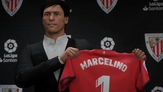 MARCELINO GARCÍA TORAL FACE FIFA 22 MODO CARRERA CAREER MODE ATHLETIC CLUB