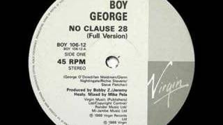 Boy George - No Clause 28 (Beats mix)