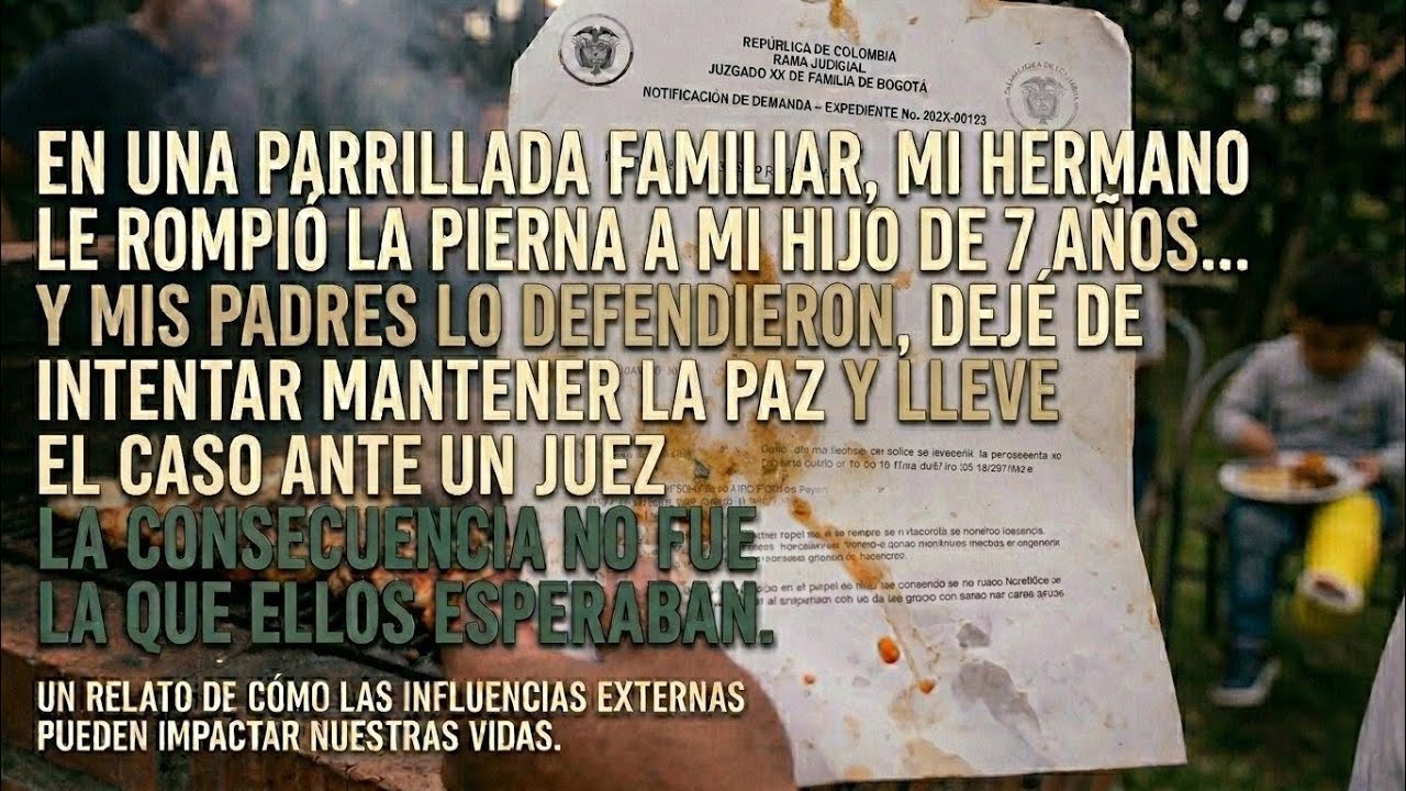EN UNA PARRILLADA FAMILIAR MI HERMANO LE ROMPIÓ LA PIERNA A MI HIJO | Historias que susurran
