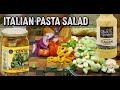 Making Italian Pasta Salad with Leftover Spaghetti Noodles
