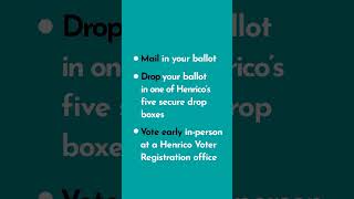 2024 election in Virginia 4 ways to vote in Henrico