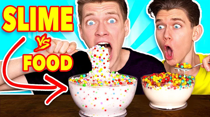 Making FOOD out of SLIME!!! Learn How To Make DIY ...