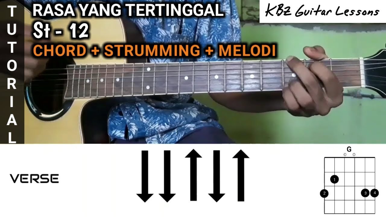 ST 12 Rasa Yang Tertinggal TUTORIAL GITAR Chord 