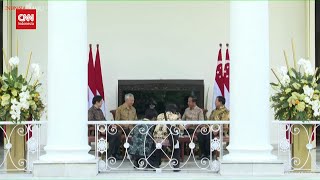 Prabowo Dampingi Jokowi Terima Kunjungan PM Lee Hsien Loong