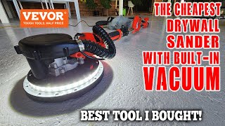 DRYWALL SANDER with built-in vacuum! // VEVOR Tools screenshot 5