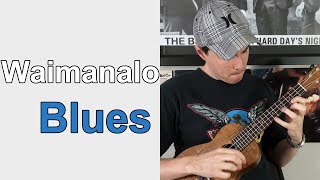 Video thumbnail of "Waimanalo Blues - Ukulele Lesson (Hawaiian Song)"