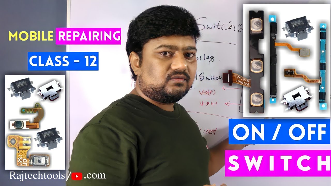 Mobile #OnOffSwitch NotWorking | Mobile On Off Switch Repair - YouTube