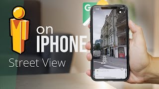 How to Use Google Maps  Street View on iPhone screenshot 1