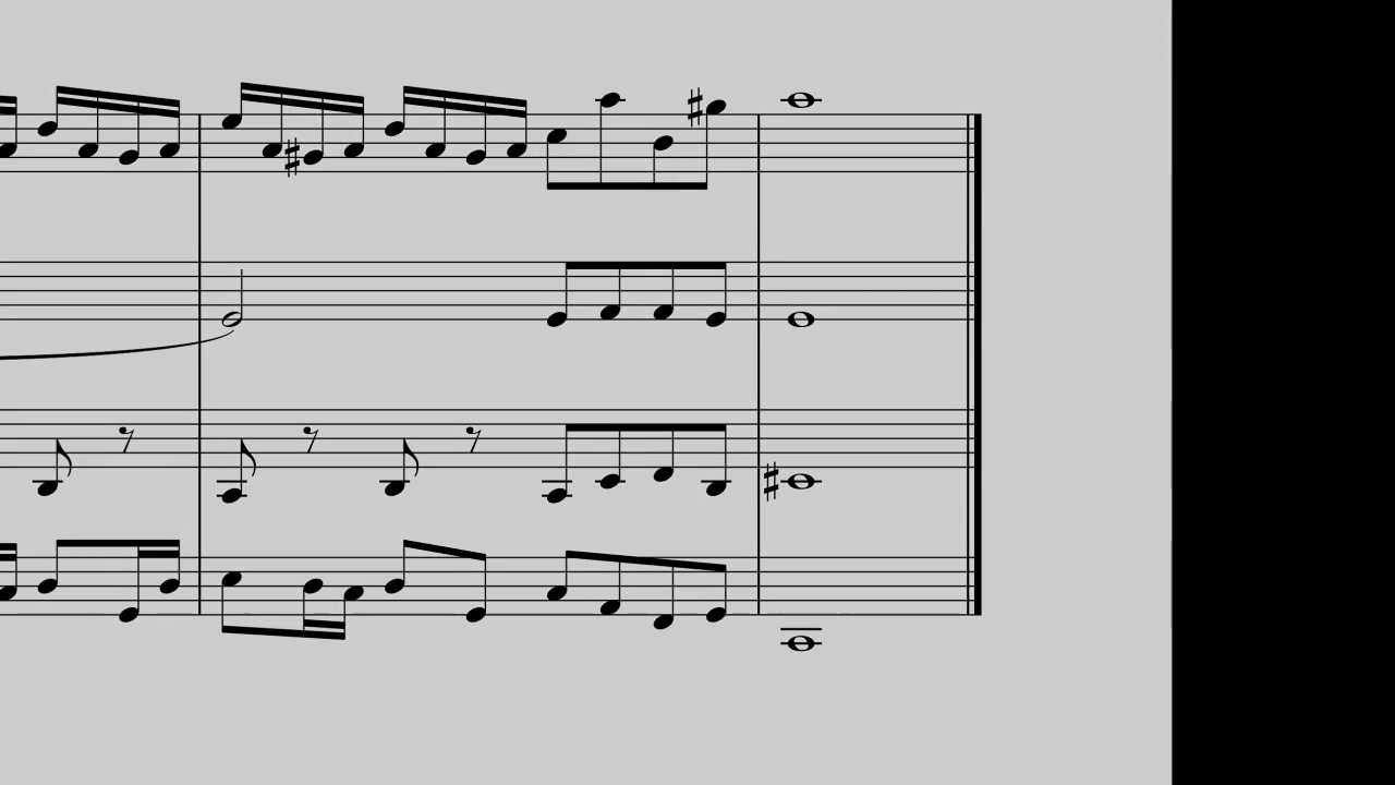 Bach - Clarinet Quartet - Little Fugue in G Minor BWV 578