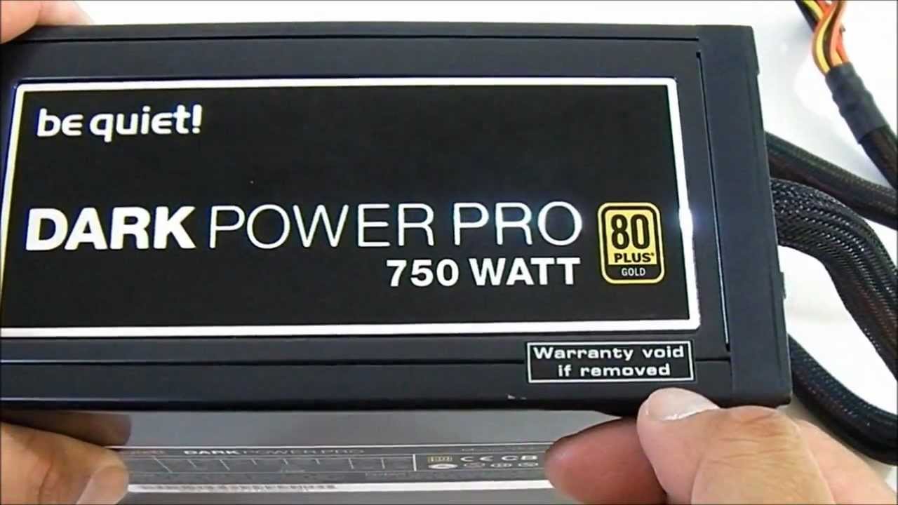 Be Quiet! Dark Power Pro 10 750W 80Plus Gold Power Supply Overview 