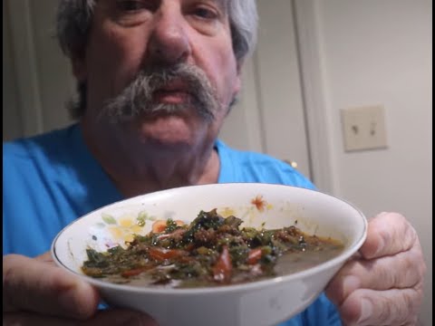 Keto Sausage Soup With Peppers And Spinach ASMR