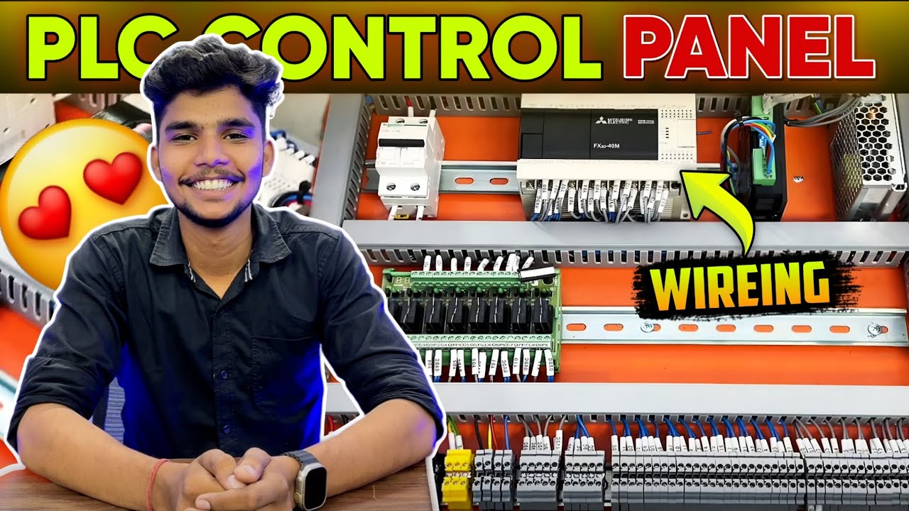 COMPLETE PLC CONTROL PANEL WIRING STARTING TO ENDING. VERY USEFUL VIDEO ...