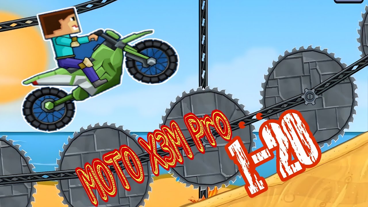 Moto X3M Bike Race Gameplay All Levels #5 
