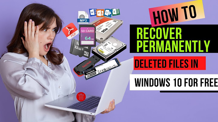How to recover permanently deleted files on windows 10