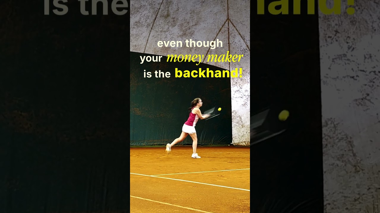 Should I start turning on my backhand? #bestshot #tennis #moneymaker