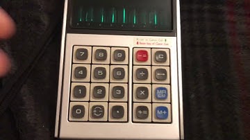 Sharp EL-811 with Itron VFD tubes