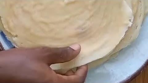Making your homemade spring roll wrappers/sheets the easiest way(Ghana made)