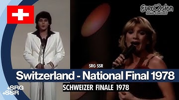 EUROVISION SONG CONTEST SWISS NATIONAL FINAL 1978 SWITZERLAND - SCHWEIZER FINALE 1978 (SRG SSR)