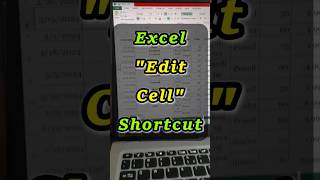 Quickly Edit Cell in Excel with Shortcut 💻⚡ #techshorts #msexcel #shortcutkeys