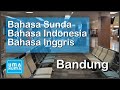 Bahasa Sunda, Bahasa Indonesia & Bahasa Inggris di Bandara Husein Sastranegara, Bandung (BDO)