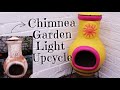 Chimenea Garden Light Upcycle Hippie Yard Transformation