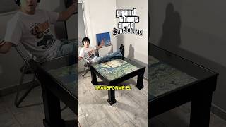 TRANSFORMÉ el mapa LEGENDARIO en una mesa ÚNICA #gtasanandreas #art