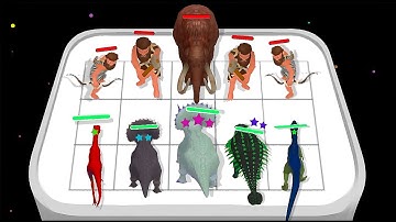 Kaiju Evolution 3D : Merge Dinosaur game in MAX LEVEL  ( Dino Evolution , PART 2 )